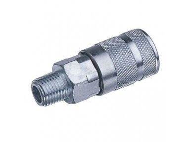 Быстрый разъем 1/4", внешняя резьба (гнездо) Быстрый разъем 1/4", внешняя резьба (гнездо)