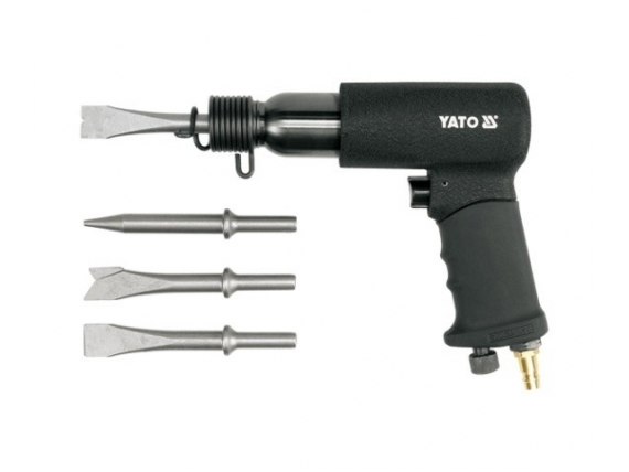 Pneumatic chisel with tips Pneumatic chisel with tips