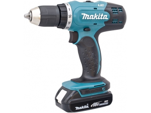 Akumuliatorinis suktuvas-gręžtuvas Makita DDF453SYE, 18V, 1.5Ah Akumuliatorinis suktuvas-gręžtuvas Makita DDF453SYE, 18V, 1.5Ah