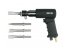 Pneumatic chisel with tips