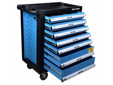 Tool cabinet with 7 drawers, 220 pcs Tool cabinet with 7 drawers, 220 pcs