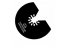 Semi-circular Oscillating Saw Blade, 3-1/8", HSS