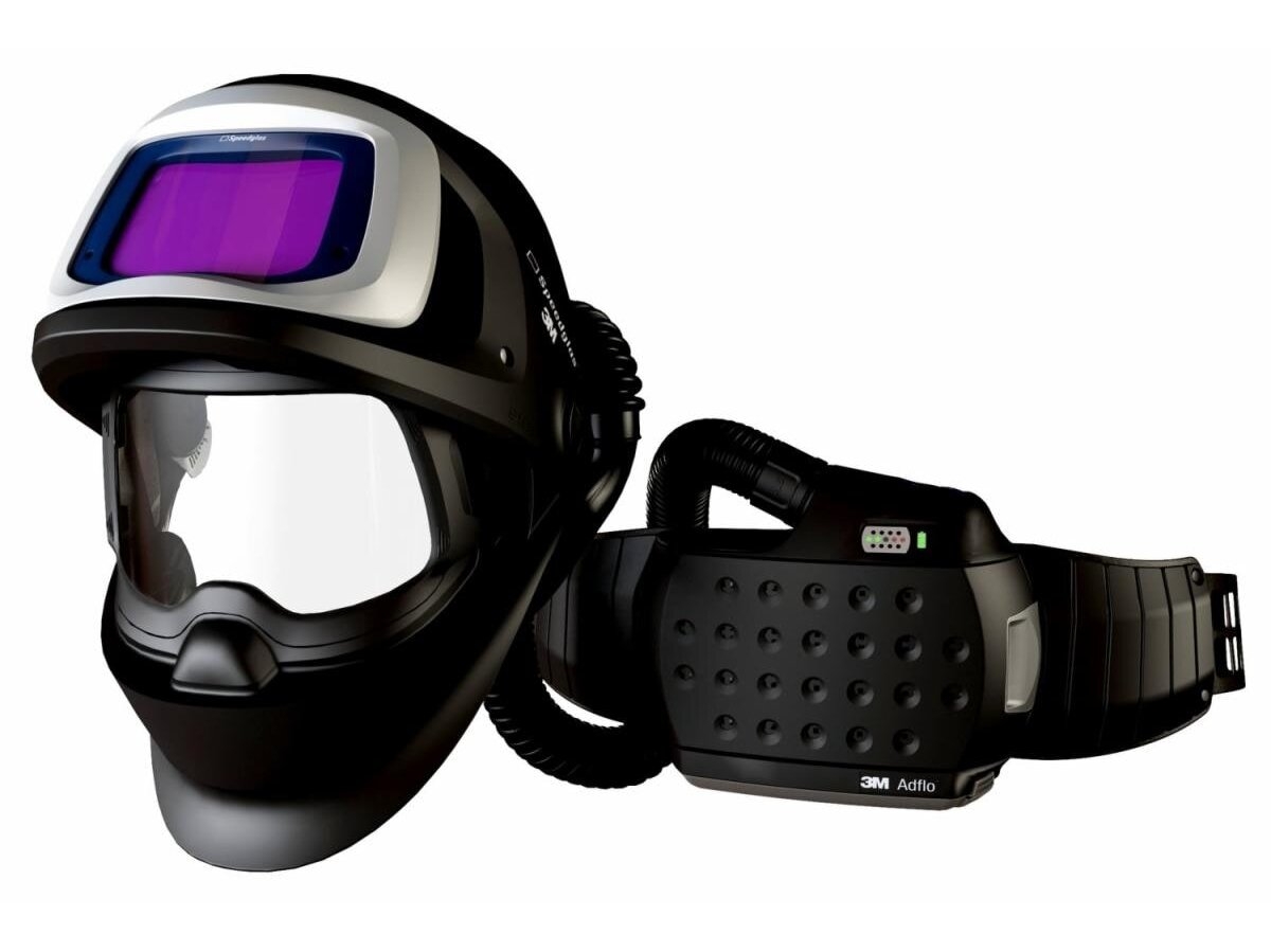 3M Speedglas 9100 FX Air Welding Helmet Shell – Grey – Flip Up Style – Excluding Lens (Model 542800)