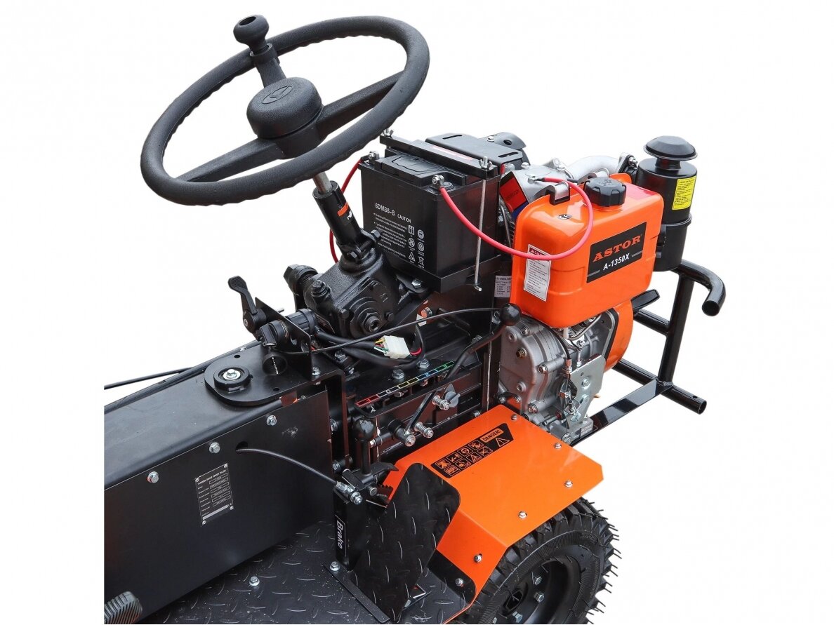 4x4 дизельный мини трактор Astor - A-1350x, 9.2 кВт 4