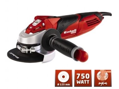 Einhell TE-AG 125/750 Angle Grinder, 750W, 125mm Einhell TE-AG 125/750 Angle Grinder, 750W, 125mm