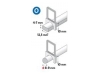 Type O/10, 350 pcs., white Type O/10, 350 pcs., white