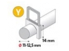 Type Y/14, 350 pcs, white