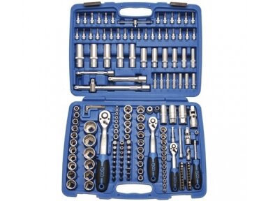 Набор головок и ключей 1/4"+3/8"+1/2", 171 шт. Набор головок и ключей 1/4"+3/8"+1/2", 171 шт.