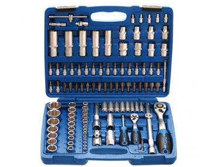 Socket and Spanner Set 108 pcs, 1/4"+1/2"