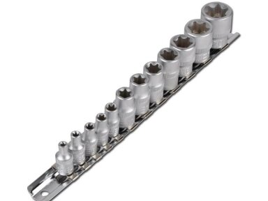 E-Star Socket Set for Screws 1/4"+3/8"