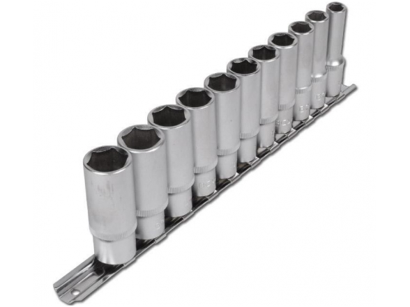 Set of Long Socket Heads 3/8", 11pcs. Set of Long Socket Heads 3/8", 11pcs.