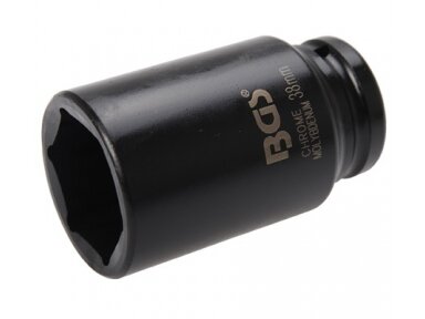 Impact Socket Long 3/4", 38 mm