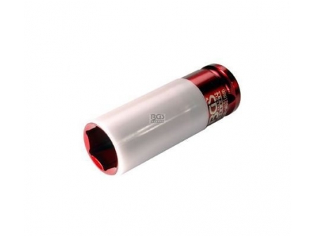 Galvutė ilga plonasienė smūginė su plastikine apsauga 1/2", 21 mm Galvutė ilga plonasienė smūginė su plastikine apsauga 1/2", 21 mm
