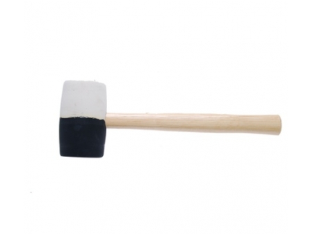 Hammer rubber white/black Ø 63 mm, 840 g