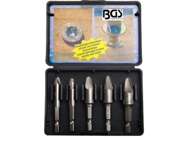 Extractors for Stripped Screw Heads 5 Pieces