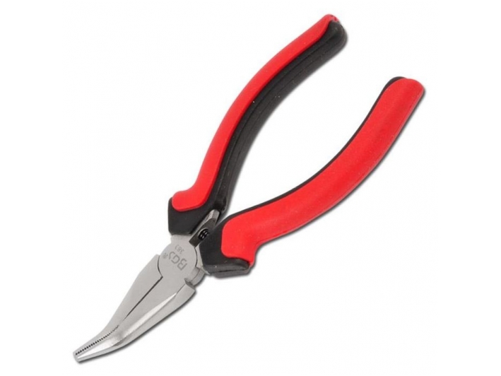 Pliers precision fine angled 125mm
