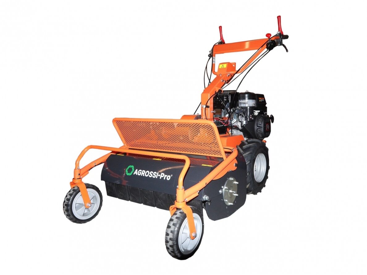 AGROSSI-Pro SK-760R мульчер, дробилка травы, ширина кошения 76 см, производительность до 3000 м2/час, электрический стартер