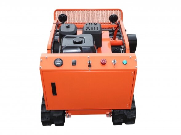AGROSSI-Pro RM-760V Remote Controlled Mulcher, Grass Shredder, Cutting Width 76 cm, Remote Control ~200m, Electric Starter 4
