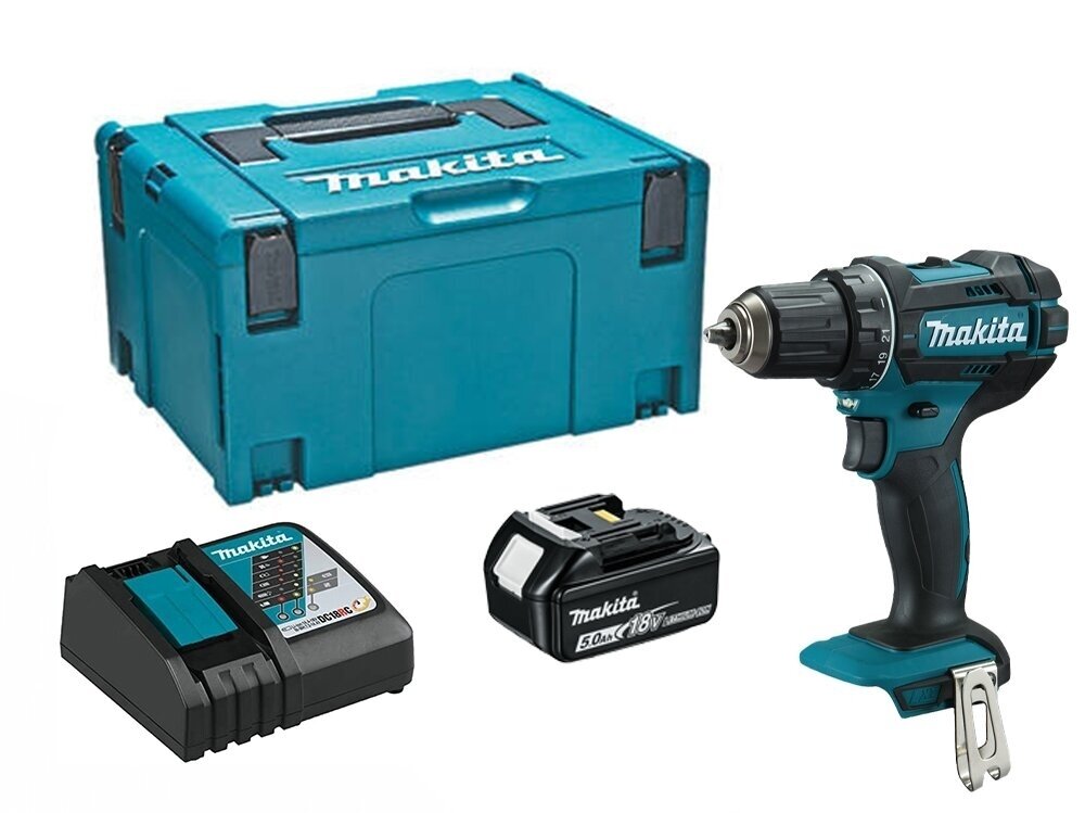 Makita DDF482RT1J Cordless Drill 18V Li-ion 1x5,0Ah