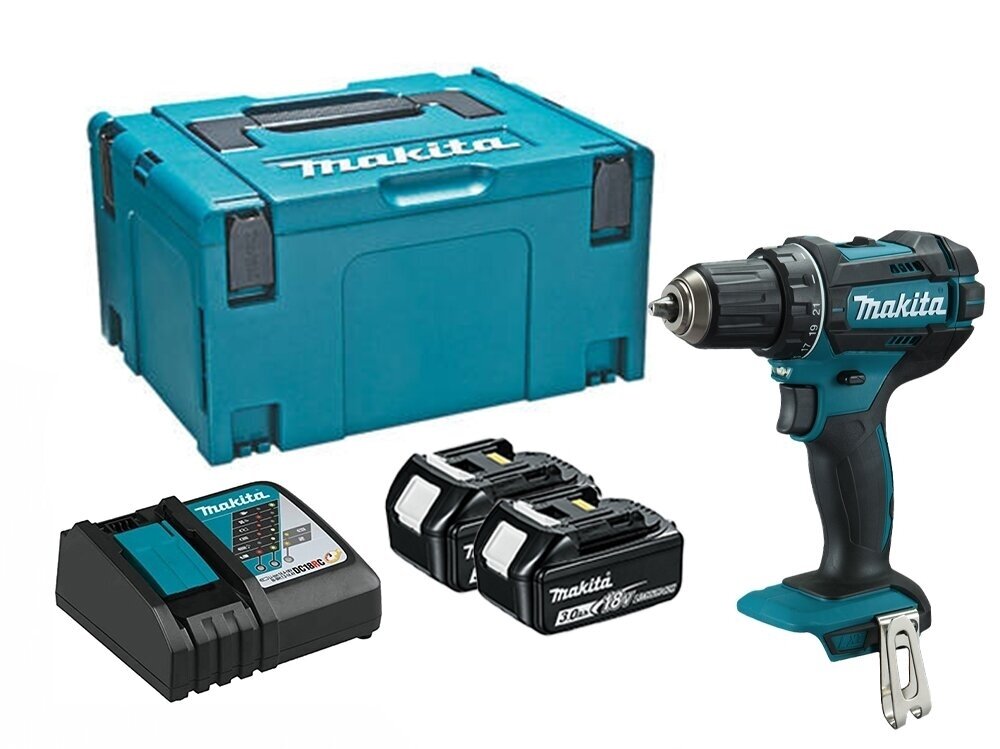 Makita DDF482RFJ Cordless Drill-Driver with LED 18V 2x3,0Ah Li-ion Makita DDF482RFJ Cordless Drill-Driver with LED 18V 2x3,0Ah Li-ion