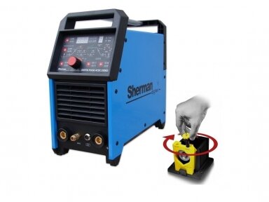 SALE! Sherman DIGITIG Pulse AC/DC 200GD Welding machine with a tungsten electrode grinder