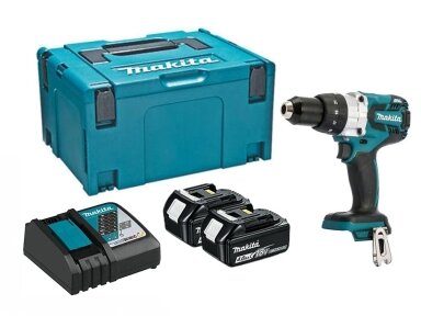 Makita DDF481RMJ 18V Li-ion 2x4,0Ah Cordless Drill with Brushless Motor Makita DDF481RMJ 18V Li-ion 2x4,0Ah Cordless Drill with Brushless Motor