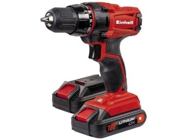 EINHELL TC-CD 18-2 Li Cordless Drill-Driver, 18 V, 2 x 1.3 Ah Li-Ion EINHELL TC-CD 18-2 Li Cordless Drill-Driver, 18 V, 2 x 1.3 Ah Li-Ion