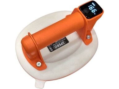 Аккумуляторный вакуумный захват Spero 210x175mm для стекла и плитки PRO (белая резина), до 56 kg Аккумуляторный вакуумный захват Spero 210x175mm для стекла и плитки PRO (белая резина), до 56 kg