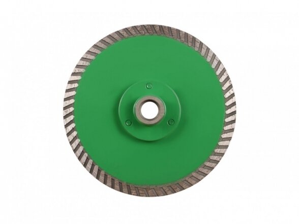 Akmens pjovimo ir šlifavimo diskas su flanšu (M14) Distar Turbo Duplex Granite 125mm, sausam pjovimui 2