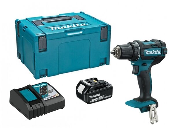 Makita DDF482RT1J Cordless Drill 18V Li-ion 1x5,0Ah