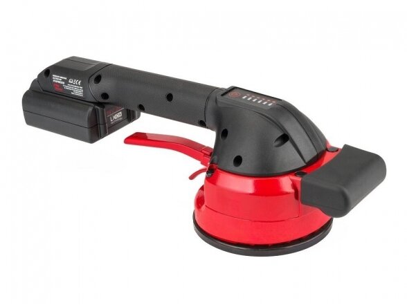Akumuliatorinis vibro padas / pritraukėjas plytelėms Red Technik, 18V 1 Akumuliatorinis vibro padas / pritraukėjas plytelėms Red Technik, 18V 1