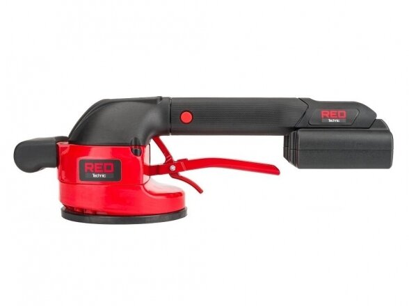 Akumuliatorinis vibro padas / pritraukėjas plytelėms Red Technik, 18V 3 Akumuliatorinis vibro padas / pritraukėjas plytelėms Red Technik, 18V 3