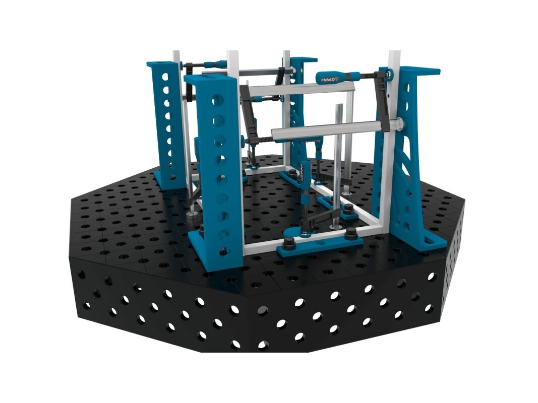 Aštuonkampis GPPH OCT suvirinimo stalas 1400x1400 mm 2 Aštuonkampis GPPH OCT suvirinimo stalas 1400x1400 mm 2