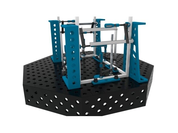 Aštuonkampis GPPH OCT suvirinimo stalas 1400x1400 mm 2 Aštuonkampis GPPH OCT suvirinimo stalas 1400x1400 mm 2