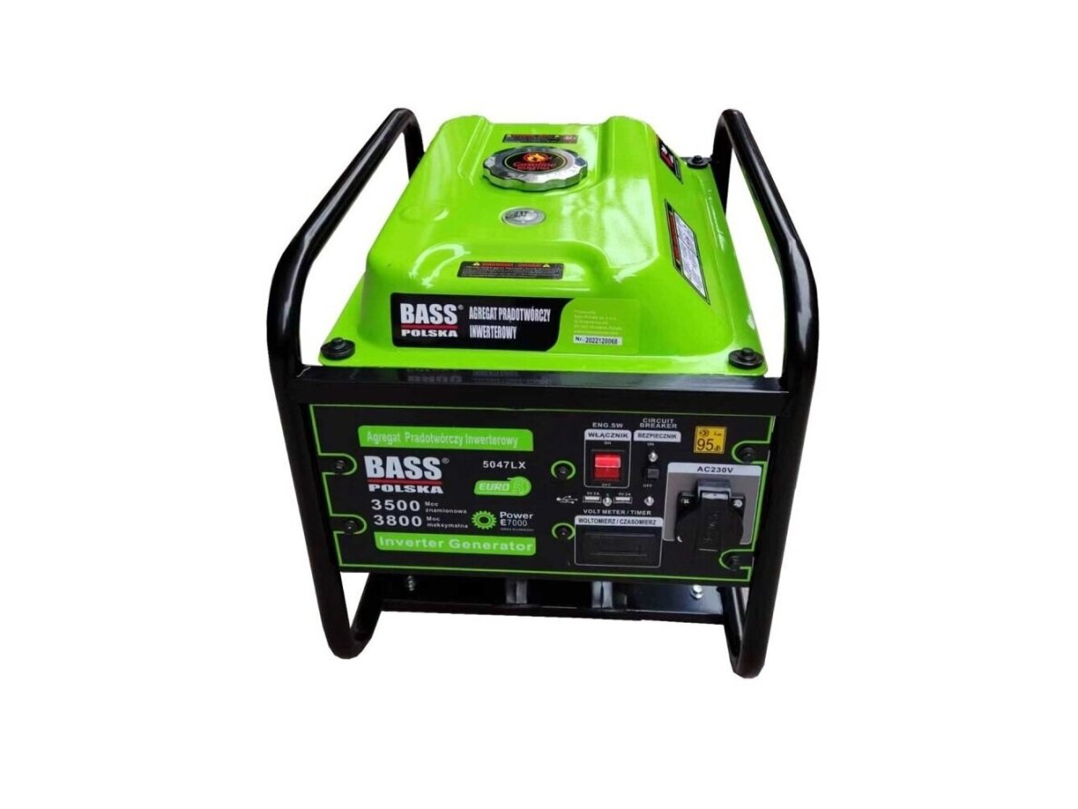 Bass Polska inverterinis generatorius 3,8 kW, pilnas sinusas 2