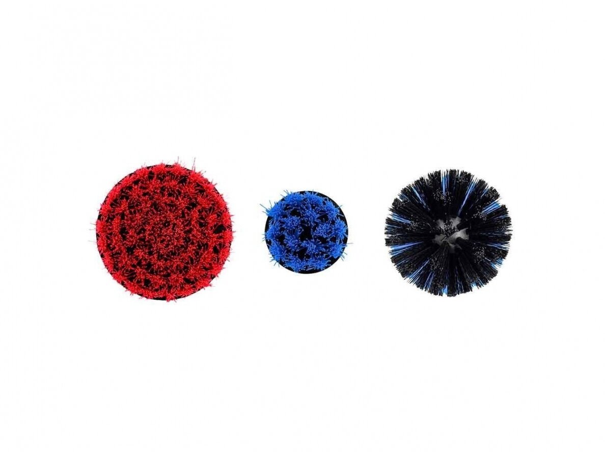 Bass Polska drill brush set, 3 pcs. 2 Bass Polska drill brush set, 3 pcs. 2