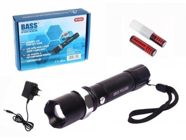 Bass Polska перезаряжаемый фонарик LED 2000mAh Bass Polska перезаряжаемый фонарик LED 2000mAh