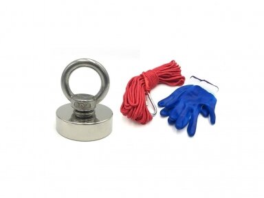 Bass Polska neodymium magnet with rope, up to 100 kg Bass Polska neodymium magnet with rope, up to 100 kg