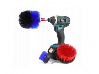 Bass Polska drill brush set, 3 pcs.