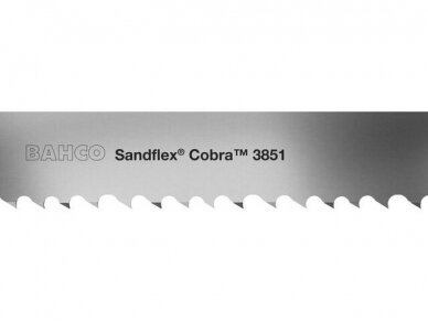 Bahco Sandflex® Cobra™ 1638mm juostinis pjūklas metalui 13mm, 0.6mm