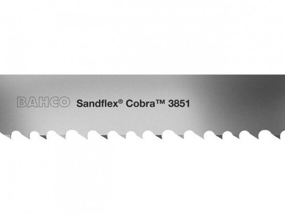 Bahco Sandflex® Cobra™ 1638mm juostinis pjūklas metalui 13mm, 0.6mm 1