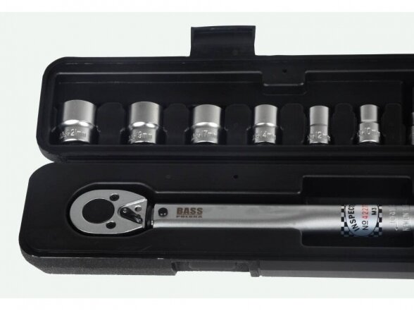Bass Polska Torque Wrench 3/8" 20-110Nm + Sockets 1 Bass Polska Torque Wrench 3/8" 20-110Nm + Sockets 1