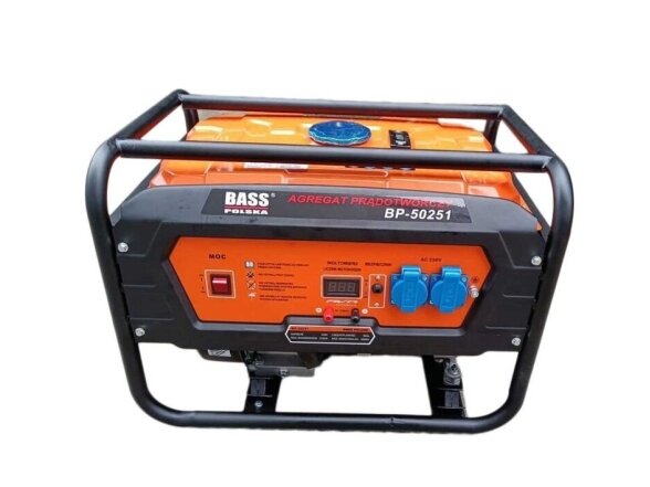 Bass Polska generatorius, keturtaktis, 3800W/3100W Bass Polska generatorius, keturtaktis, 3800W/3100W