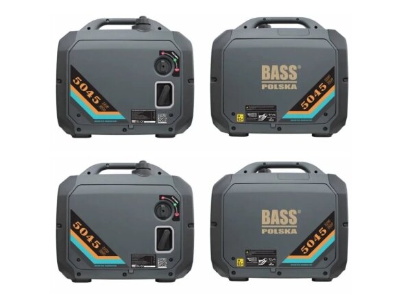 Bass Polska inverterinis generatorius 3,5 kW, sinus zero, tylus 5