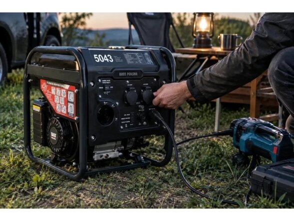 Bass Polska inverterinis generatorius 4200W 6