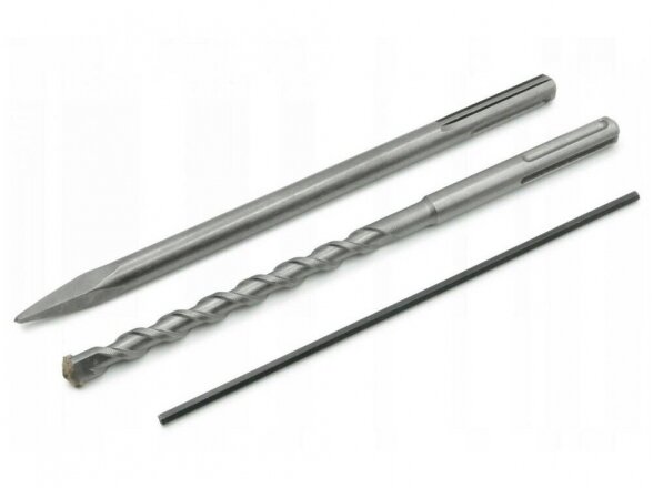 Bass Polska Hammer Drill with SDS-Max Bits and Chisels 1
