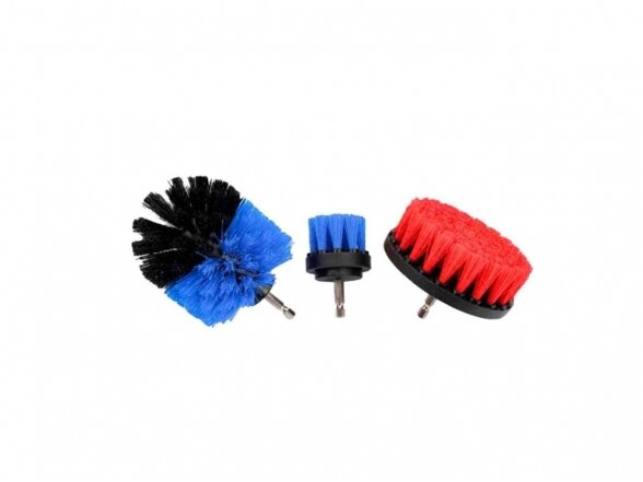 Bass Polska drill brush set, 3 pcs. 1 Bass Polska drill brush set, 3 pcs. 1
