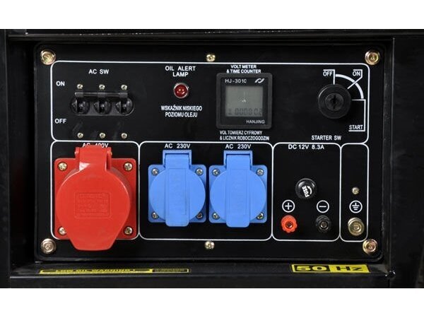 Bass Polska dyzelinis generatorius 8500W 6 Bass Polska dyzelinis generatorius 8500W 6
