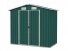 Bass storage shed 2.6 x 2.6 x 1.9 m, green color