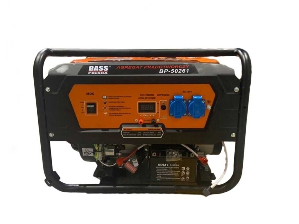 Bass Polska generatorius 3800W/3100W, Auto Start, su ratukais 1 Bass Polska generatorius 3800W/3100W, Auto Start, su ratukais 1